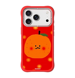 قاب Orange پرتقال خالخالی قرمز یانگ کیت Youngkit آیفون